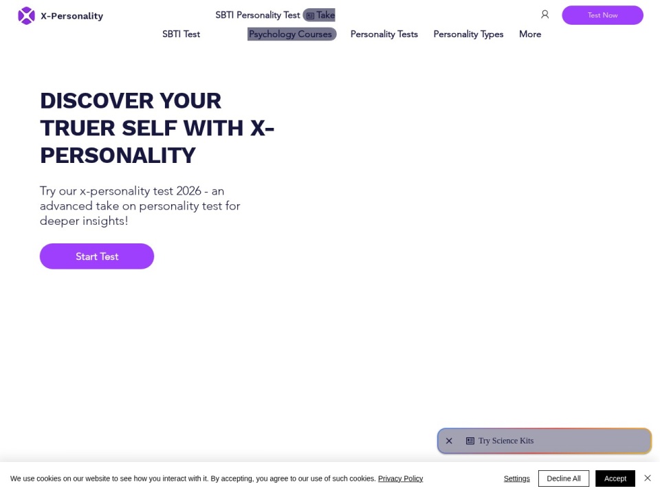 X Personality Mbti Test preview