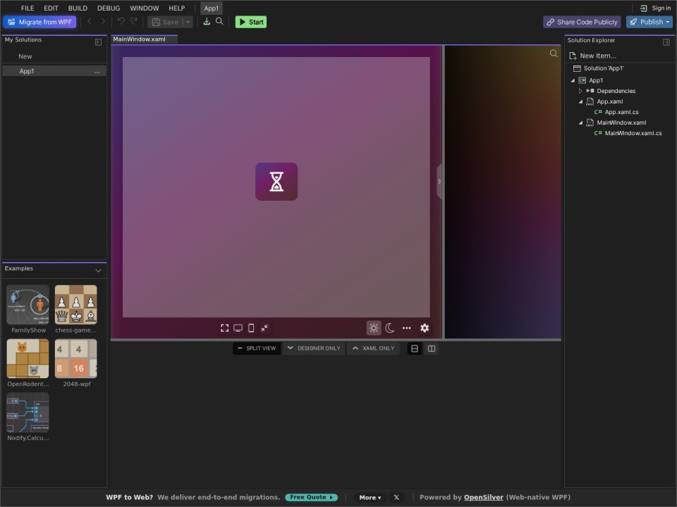 Xaml Io preview