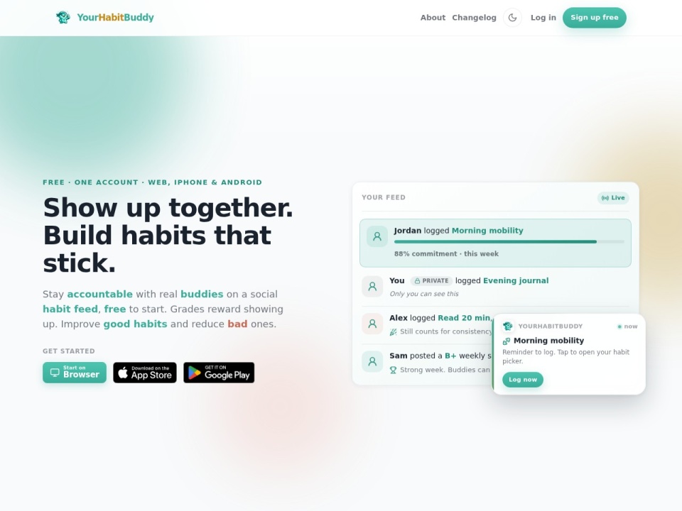 Yourhabitbuddy preview