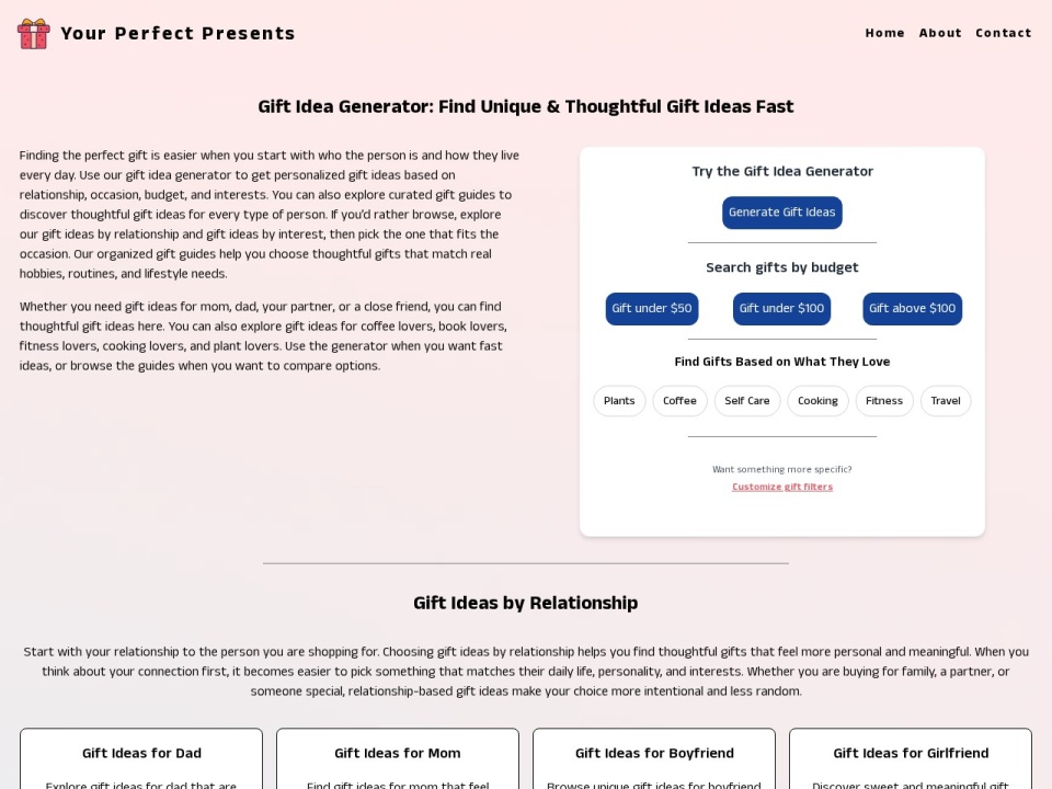 Your Perfect Presents preview