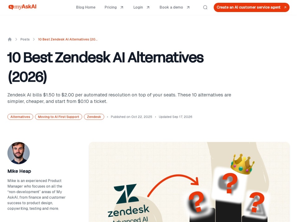 Zendesk AI But Cheaper preview