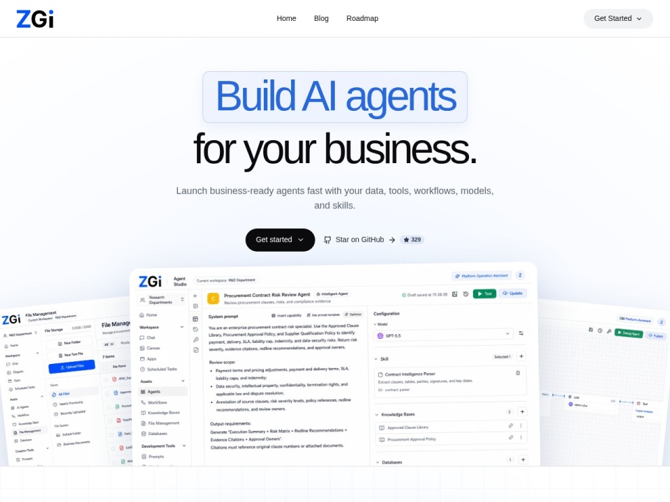Zgi AI preview